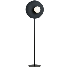 Emibig OSLO LP1 BLACK/OPAL 1186/LP1 modern állólámpa üvegbúrával világítás