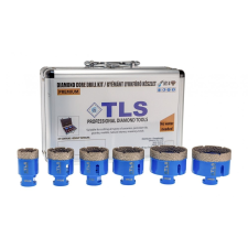 EMIKOO TLS lyukfúró készlet 20-35-40-45-55-68 mm - alumínium koffer fúrószár