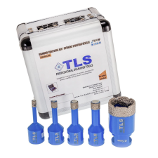 EMIKOO TLS lyukfúró készlet 6-12-14-16-20 mm - alumínium koffer fúrószár