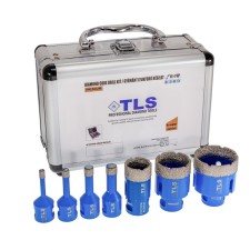EMIKOO TLS lyukfúró készlet 6-8-10-12-20-27-35 mm - alumínium koffer fúrószár