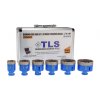 EMIKOO TLS lyukfúró készlet 8-20-35-43-51-67 mm - alumínium koffer