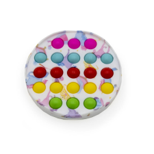 Emili Mintás kör alakú Pop It stresszoldó játék / buborékpukkantó szilikon / fejlesztő társasjáték társasjáték