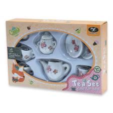 Emili Teás készlet gyerekeknek, 2 csészével, pillangó mintával konyhakészlet