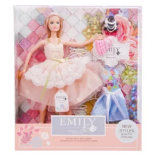  Emily divatbaba kiegészítőkkel, 30 cm baba