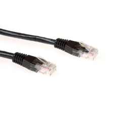 Eminent CAT6A U-UTP Patch Cable 3m Black IM8903 kábel és adapter