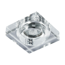 Emithor Elegant króm-átlátszó beépíthető lámpa (EMI-71013) GU10 1 izzós IP20 világítás