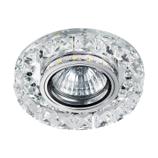 Emithor Elegant króm-átlátszó beépíthető lámpa (EMI-71074) GU10 1 izzós IP20 világítás