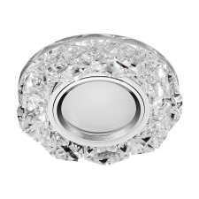 Emithor Elegant króm-átlátszó beépíthető lámpa (EMI-71094) GU10 1 izzós IP20 világítás