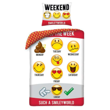  Emoji / Smiley ágyneműhuzat Weekend (100% pamut) lakástextília