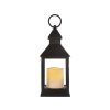 Emos beltéri, LED dekoráció – lámpa, antik, fekete, villogó, 3x AAA, 1 LED, vintage (DCLV02)