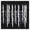 Emos DCPC07 LED karácsonyi fényfüzér – 12x jégcsap 33cm, 3,6 m, kültéri és beltéri, hideg fehér, 6 W, 230 V AC, IP44