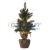 Emos DCTW01 LED karácsonyfa, havas, 52 cm, 3x AA, beltéri, meleg fehér, időzítő, 0,6 W, elem (3× AA), IP20