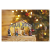 Emos DCWW14 LED karácsonyi betlehem, fa, 19 cm, 3x AA, beltéri, meleg fehér, időzítő, 0,36 W, elem (3× AA), IP20