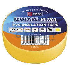 EMOS F61516 SZIGETELŐSZALAG PVC 15/10 SÁRGA villanyszerelés