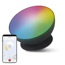 Emos GoSmart LED hangulatlámpa, fekete, meleg fehér - hideg fehér / RGB, WiFi világítás