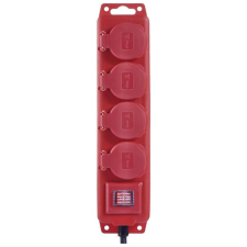 Emos gumi hosszabbító kábel, 4× aljzat, 5 m hosszabbító, elosztó