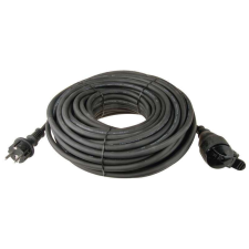 Emos hosszabbító gumi 10M 3x 2,5mm fekete (P01810R) hosszabbító, elosztó