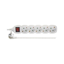 Emos Kábel hosszabbító EMOS 5 aljzat 2m kapcsolóval kábel és adapter