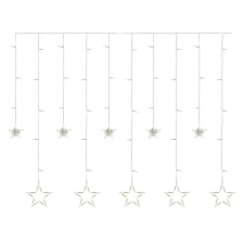 Emos Karácsonyi beltéri fényfüggöny csillagok, 185x105, meleg fehér, 115 LED (DCGW12) karácsonyfa izzósor