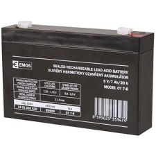 Emos Karbantartás-mentes ólom-sav akkumulátor 6 V / 7 Ah, gyors, 4,7 mm szünetmentes áramforrás
