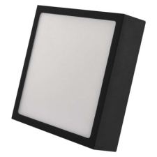 Emos LED felületi lámpatest NEXXO, négyzet, fekete, 12,5W, CCT világítás