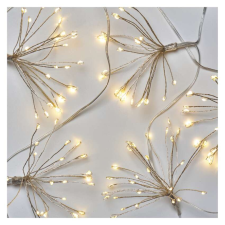 Emos LED fényfüzér – fürtök, nano, 2,35 m, beltéri, meleg fehér, időzítő karácsonyfa izzósor