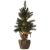Emos LED karácsonyfa, 52 cm, 3x AA, beltéri, meleg fehér, időzítővel