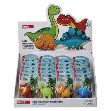 Emos LED kulcstartó lámpa (dinoszauruszok) 24db, display box kulcstartó