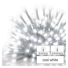 Emos Lighting Standard LED sorolható füzér, villogó – jégcsapok, 2,5 m, kültéri, hideg fehér karácsonyfa izzósor