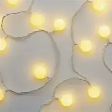 Emos Mini gömb kültéri LED karácsonyi fényfüzér, időzítős (4m/40 LED) meleg fehér kültéri izzósor