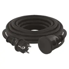 Emos P01805 HOSSZABBÍTÓ 1ALJ 5M 1,5MM G. S hosszabbító, elosztó