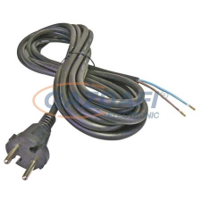  EMOS S03050 SZERELHETŐ VEZETÉK FLEXO GUMI 2×1MM FEKETE 5M villanyszerelés