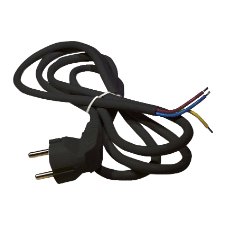 Emos S18373 Flexo3X0,75 H05Vv-F 3m fekete szerelt kábel világítási kellék