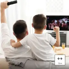 Emos S30710 ANTENNA KOAX KÁBEL 90° 7,5M audió/videó kellék, kábel és adapter