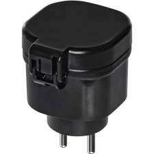 Emos távirányítható konnektorok IP44, fekete kábel és adapter