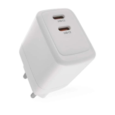 Emos V03G35 2x USB-C Hálózati Töltő Adapter 35W - Fehér (V03G35) mobiltelefon kellék