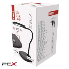 Emos z7602b led stella fekete asztali lámpa világítás