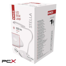 Emos z7602w led stella fehér asztali lámpa világítás