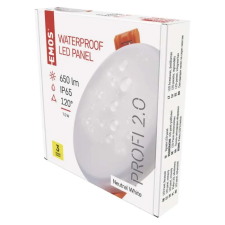 Emos ZV1122 LED PANEL süllyeszthető 8W 220-240V 4000K 525lm IP65 A+ világítás