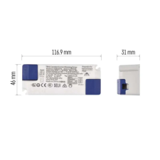Emos ZZ2055T TRIAC FÉNYERŐSZABÁLYZÓS VEZÉRLŐ 550MA 20W villanyszerelés