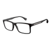 Emporio Armani EA3038 5063 Rubber Black Demo Lens szemüveg