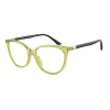 Emporio Armani EA3249U 6199 Shiny Transparent Green Demo Lens szemüveg