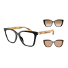 Emporio Armani EA4254U 62691W Shiny Black Clear napszemüveg
