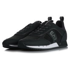  Emporio Armani EA7 fekete-fehér fűzős X8X027XK0500U455 férfi szürke sportcipő 41 1/3