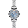 Emporio Armani Gianni T-Bar AR11594 női karóra, rozsdamentes acél, kék számlap
