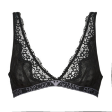 Emporio Armani Merevítő nélküliek VICHY MESH LACE Fekete EU S melltartó