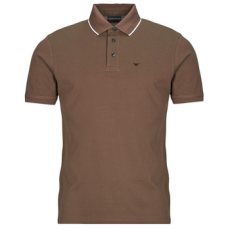 Emporio Armani Rövid ujjú galléros pólók POLO SHIRT EM000858 Barna EU L
