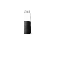 Emsa Drink2Go GLAS 700ml Kulacs - Fekete kulacs, kulacstartó