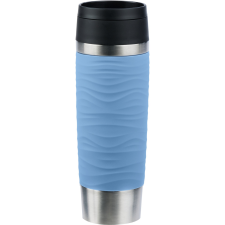 EMSA Travel Mug Waves Grande 500ml Termosz - Világoskék (N2022600) termosz