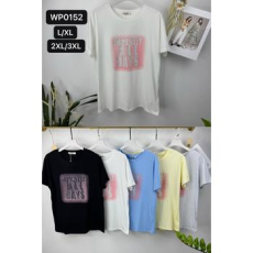  EMT Póló pamut női póló mintás – 2XL/3XL Szürke